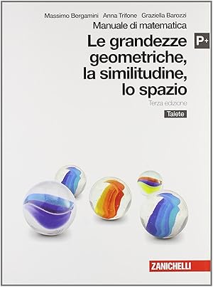 Imagen del vendedor de Manuale di matematica. Modulo P plus: Grandezze geometriche, similitudini, spazio. Con Talete. Per le Scuole superiori. a la venta por librisaggi