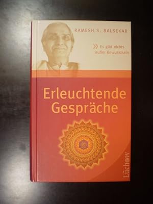 Bild des Verkufers fr Erleuchtende Gesprche. Es gibt nichts ausser Bewusstsein zum Verkauf von Buchfink Das fahrende Antiquariat