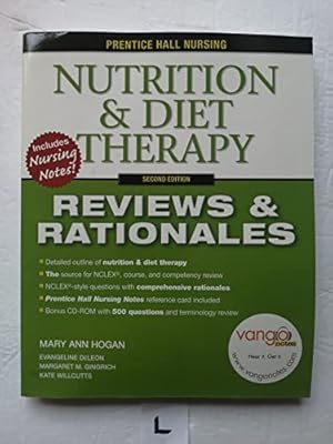 Seller image for Prentice Hall Reviews & Rationales: Nutrition & Diet Therapy (2nd Edition) for sale by 2nd Life Books