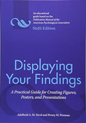 Seller image for Displaying Your Findings: A Practical Guide for Creating Figures, Posters, and Presentations for sale by ZBK Books