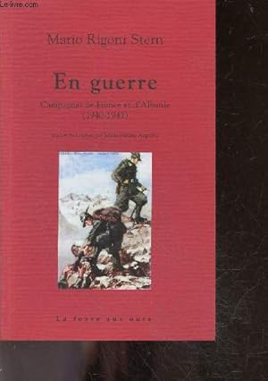 Bild des Verkufers fr En guerre Campagnes de france et d'albanie (1940-1941) zum Verkauf von Le-Livre