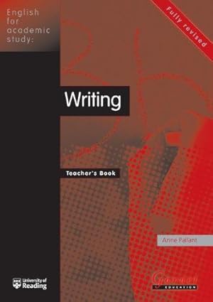 Bild des Verkufers fr Writing: Teacher's Book (English for Academic Study) zum Verkauf von WeBuyBooks