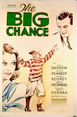 "THE BIG CHANCE" ORIGINAL MOVIE POSTER / LINEN BACKED