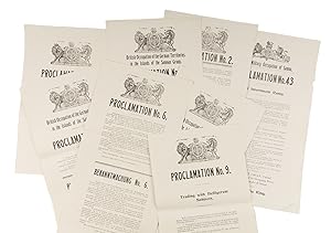 British Military Occupation of Samoa: Proclamations 1-40, 42-43
