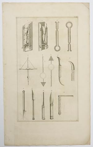 Opera omnia anatomica & chirurgica, 78. Tabula: Instrumente.