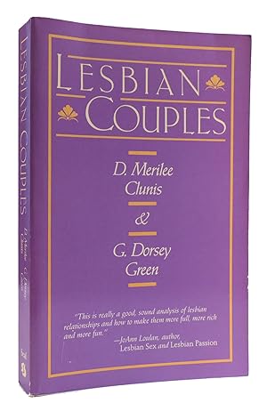 Seller image for LESBIAN COUPLES : A Guide to Creating Healthy Relationships for sale by Rare Book Cellar