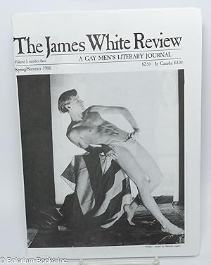 Image du vendeur pour The James White Review: a gay men's literary quarterly; vol. 5, #3, Spring/Summer 1988 mis en vente par Bolerium Books Inc.