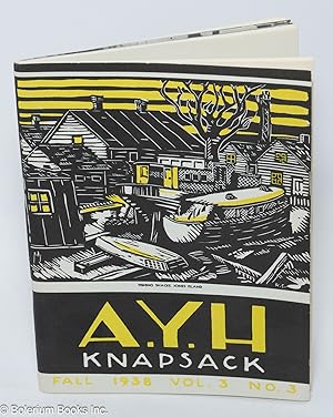 Seller image for A.Y.H Knapsack, Fall 1938 Vol. 3 No. 3 for sale by Bolerium Books Inc.