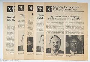 [5 National Democratic Policy Committee newsletters]
