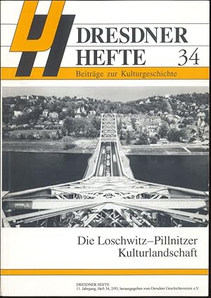 Bild des Verkufers fr Die Loschwitz-Pillnitzer Kulturlandschaft Dresdner Hefte 34 Beitrge zur Kulturgeschichte zum Verkauf von Flgel & Sohn GmbH