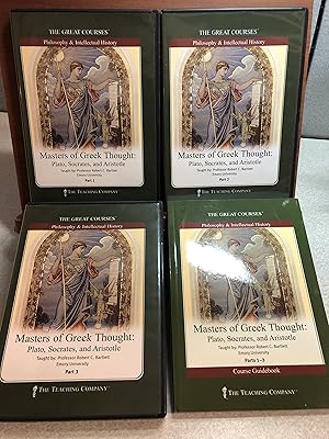 Seller image for Masters of Greek Thought: Plato, Socrates, and Aristotle: 36 Lectures on 6 DVDs Plus Course Guidebook AUDIO BOOK for sale by Rosario Beach Rare Books