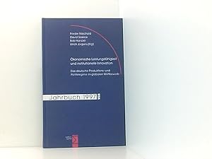 Seller image for konomische Leistungsfhigkeit und institutionelle Innovation: Das deutsche Produktions- und Politikregime im globalen Wettbewerb (WZB-Jahrbuch) das deutsche Produktions- und Politikregime im globalen Wettbewerb for sale by Book Broker