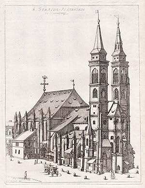 "S. Sebalds-Pfarrkirch in Nürnberg" - Nürnberg Nuremberg / Sebalduskirche St. Sebald Kirche