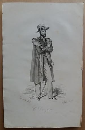 Image du vendeur pour GRAVURE Eugene CAVAIGNAC 1849 Lacauchie Rebel mis en vente par CARIOU1