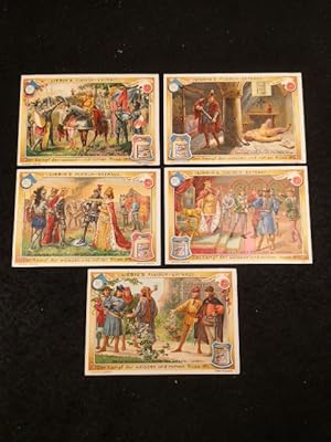 Image du vendeur pour 5 Bilder, Serie: Der Kampf der weissen und der rothen Rose. Sanguinetti=818, 1905. mis en vente par ANTIQUARIAT Franke BRUDDENBOOKS