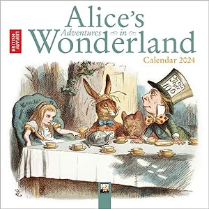 Seller image for British Library Alice in Wonderland 2024 Calendar for sale by GreatBookPrices
