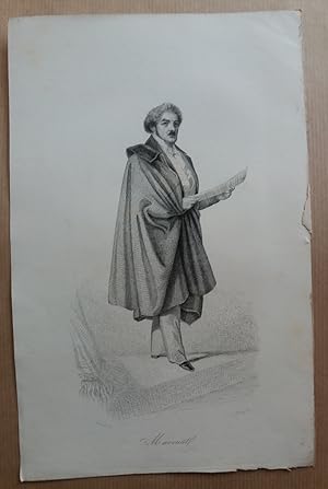 Image du vendeur pour GRAVURE Armand MARRAST 1849 Lacauchie Monnin mis en vente par CARIOU1