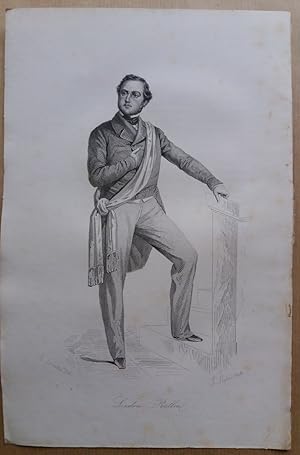 Image du vendeur pour GRAVURE Alexandre LEDRU ROLLIN 1849 Lacauchie Rebel mis en vente par CARIOU1