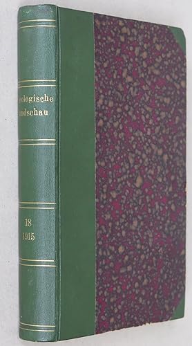 Theologische Rundschau, Achtzehnter Jahrgang, 1915 [Vol. 18]