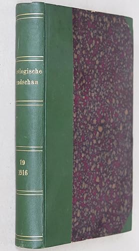 Image du vendeur pour Theologische Rundschau, Neunzehnter Jahrgang, 1916 [Vol. 19] mis en vente par Antikvariat Valentinska