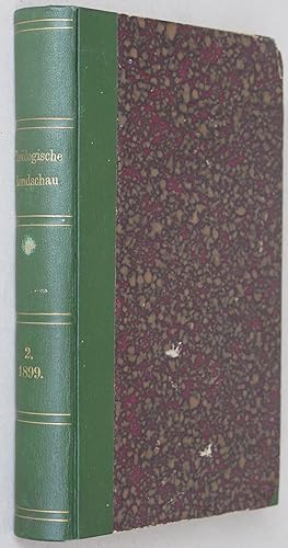 Theologische Rundschau, Zweiter Jahrgang (Januar bis Dezember 1899) [Vol. 2]