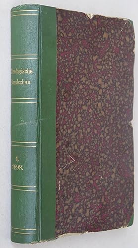 Theologische Rundschau, Erster Jahrgang (October 1897 bis Dezember 1898) [Vol. 1]