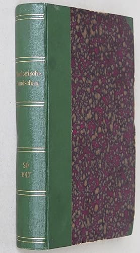 Theologische Rundschau, Zwanzigster Jahrgang, 1917 [Vol. 20]