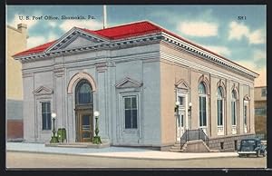 Postcard Shamokin, PA, U. S. Post Office