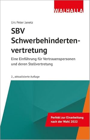 Bild des Verkufers fr SBV - Schwerbehindertenvertretung zum Verkauf von BuchWeltWeit Ludwig Meier e.K.