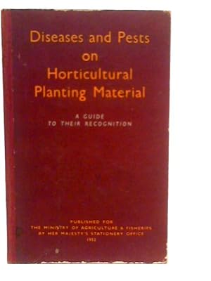 Diseases and pests on Horticultural Planting Material