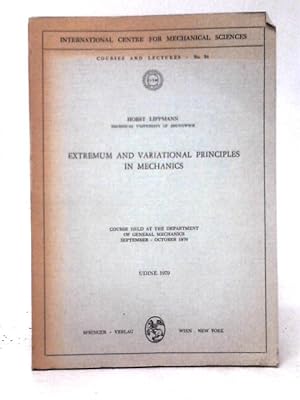 Seller image for Examples to Extremum and Variational Principles in Mechanics for sale by World of Rare Books