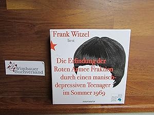 Seller image for Frank Witzel liest Die Erfindung der Roten Armee Fraktion durch einen manisch-depressiven Teenager im Sommer 1969. Frank Witzel for sale by Antiquariat im Kaiserviertel | Wimbauer Buchversand