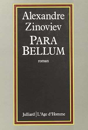 Seller image for Para bellum for sale by Dmons et Merveilles