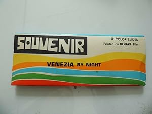 SOUVENIR VENEZIA BY NIGHT 12 COLOR SLIDES Printed on KODAK Film