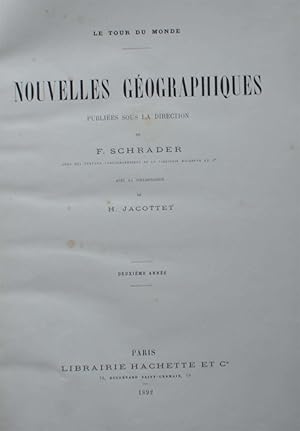 Le tour du monde - Nouvelles géographiques 1892