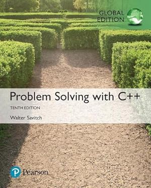 Bild des Verkufers fr Problem Solving with C++, Global Edition zum Verkauf von AHA-BUCH GmbH