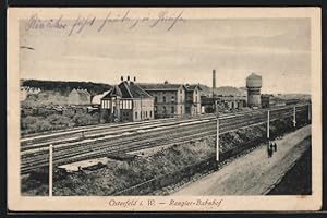 Ansichtskarte Osterfeld i. W., Partie am Rangier-Bahnhof