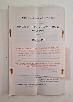 Report of Directors & Statement of Accounts, June 1900