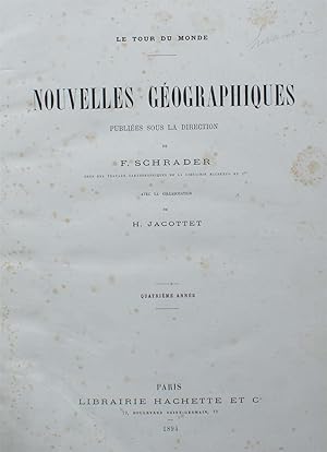 Le tour du monde - Nouvelles géographiques 1894