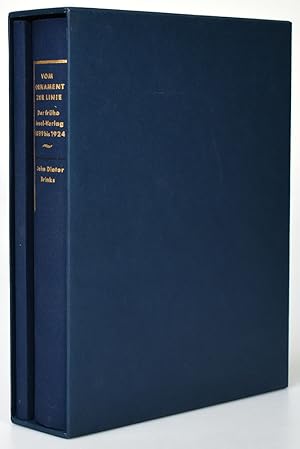 Vom Ornament zur Linie. Der frühe Insel-Verlag 1899 bis 1924. Ein Beitrag zur Buchästhetik im 20....