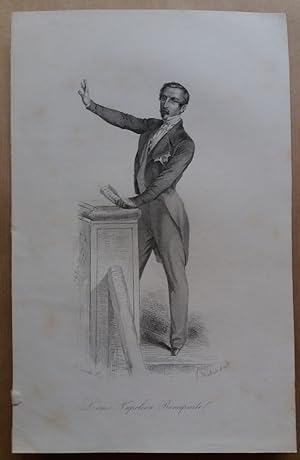 Seller image for GRAVURE - LOUIS NAPOLEON BONAPARTE 1849 Lacauchie Rebel for sale by CARIOU1