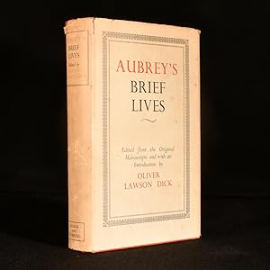 Seller image for Aubrey's Brief Lives for sale by Rooke Books PBFA