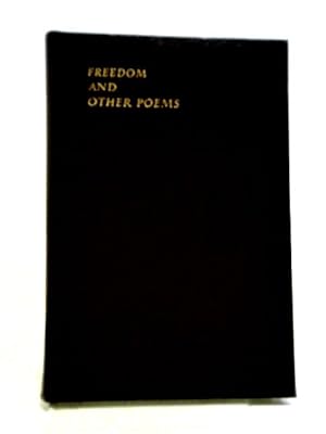 Imagen del vendedor de Freedom and Other Poems a la venta por World of Rare Books