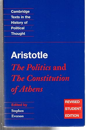 Immagine del venditore per Aristotle: The Politics and the Constitution of Athens (Cambridge Texts in the History of Political Thought) venduto da EdmondDantes Bookseller