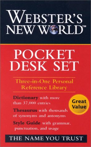 Seller image for WNW Dictionary, Thesaurus, Style Guide Pocket DeskSet for sale by Reliant Bookstore