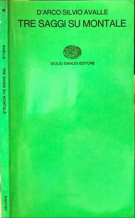 Seller image for Tre saggi su Montale. for sale by Libreria La Fenice di Pietro Freggio