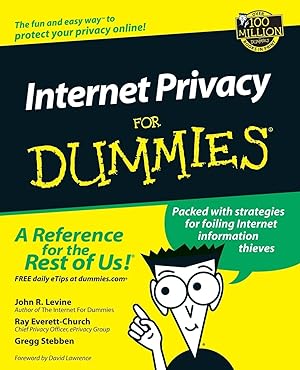 Bild des Verkufers fr Internet Privacy For Dummies zum Verkauf von Reliant Bookstore