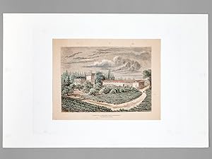 Château de La Tour-Carnet (Saint-Laurent-Médoc) à M. Charles-Oscar de Luëtkens [ Gravure original...