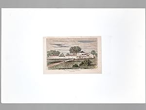 Château Marquis-de-Terme (Margaux-Médoc) à M. Oscar Sollberg [ Gravure originale en couleurs ]