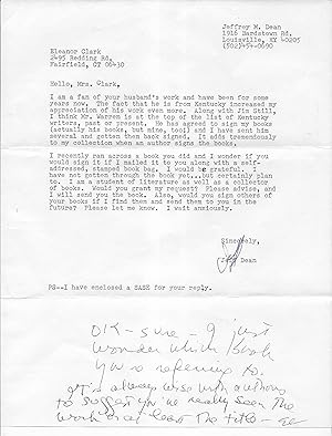 Typed Letter Signed, TLS, January 18, 1986
